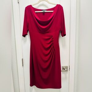 Ralph Lauren size 10 red dress